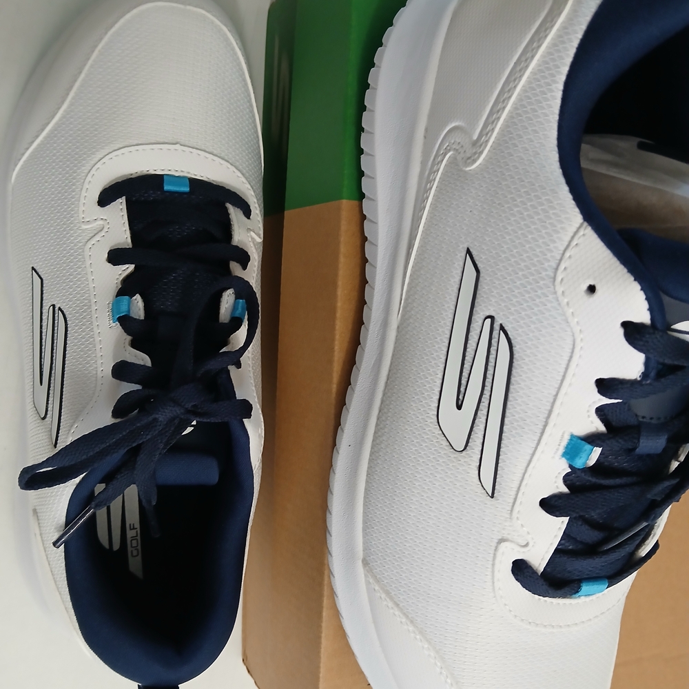 Skechers Men's GoGolf Max Fairway 4 White Color water repellent Golf Shoe SZ 9 - Picture 8 of 11